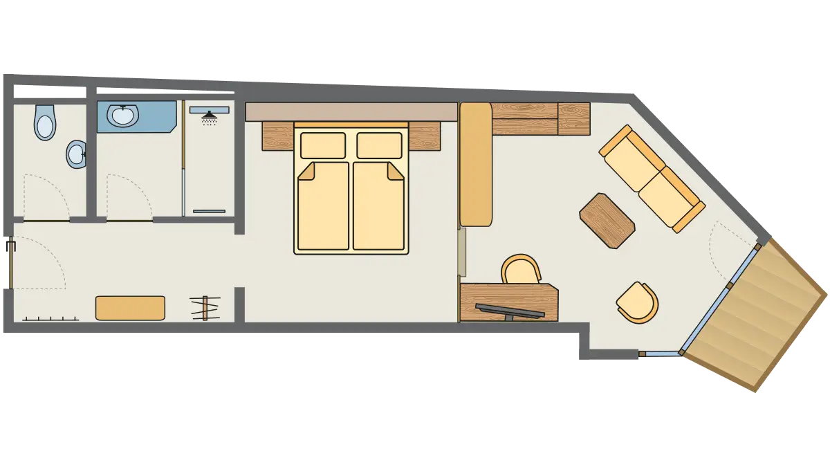 Grundriss Zimmer Silberdistel