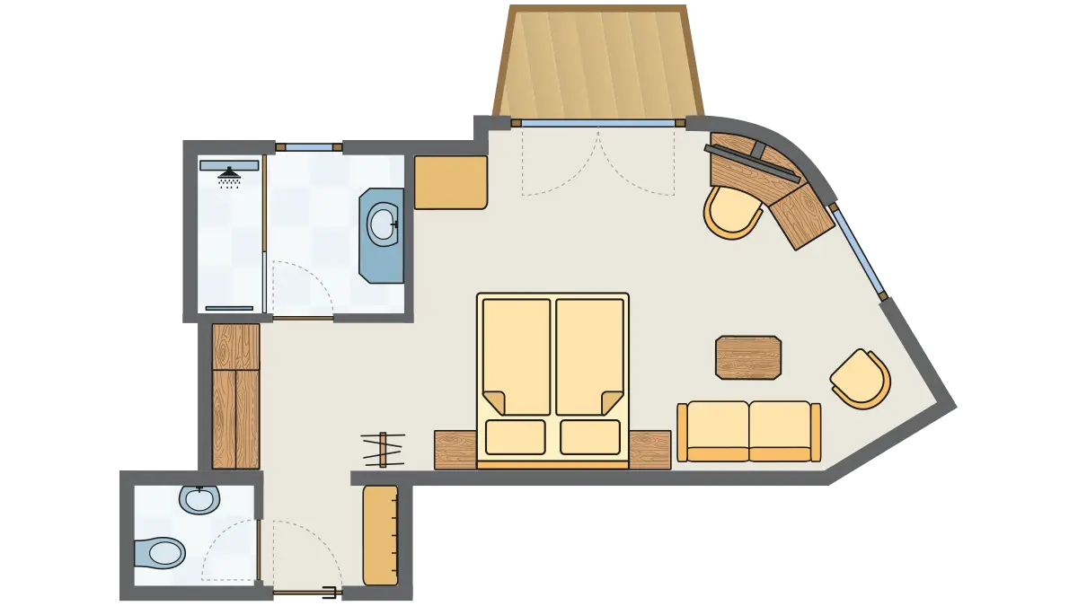 Grundriss Zimmer Silberdistel