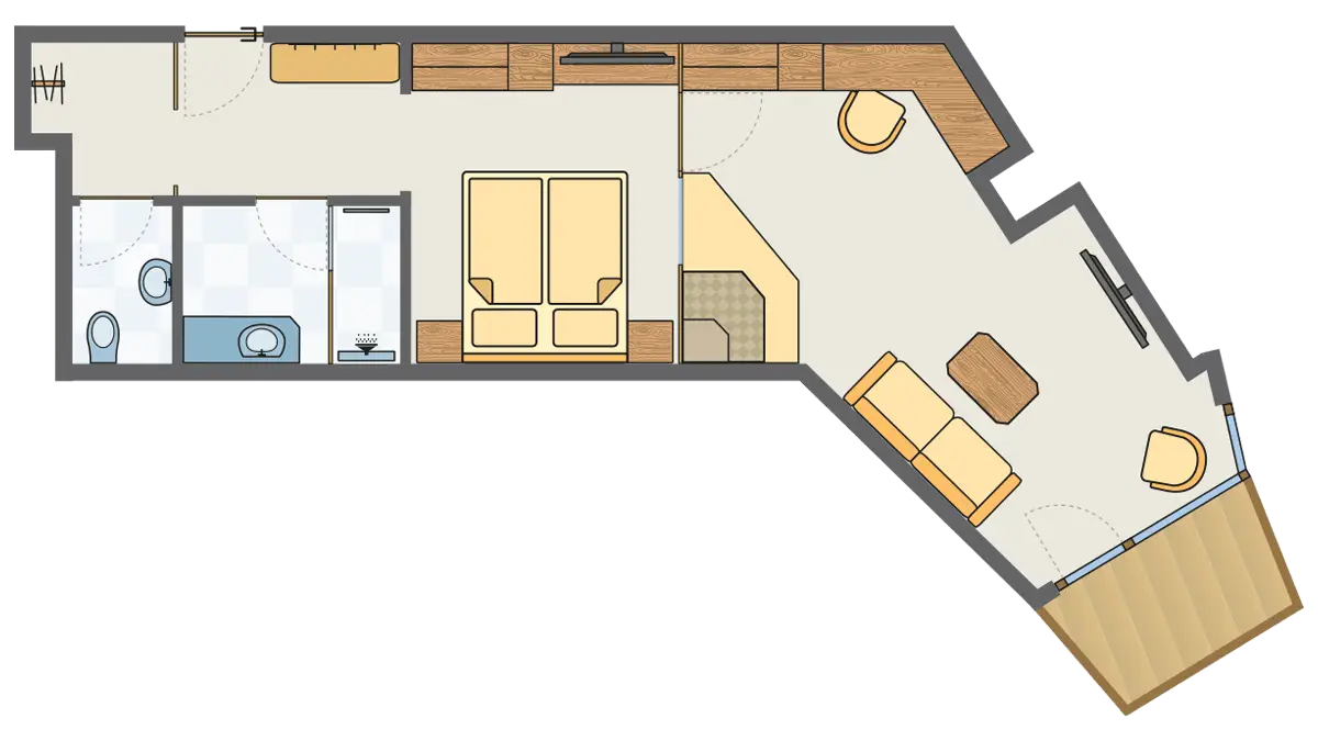 Grundriss Zimmer Silberdistel