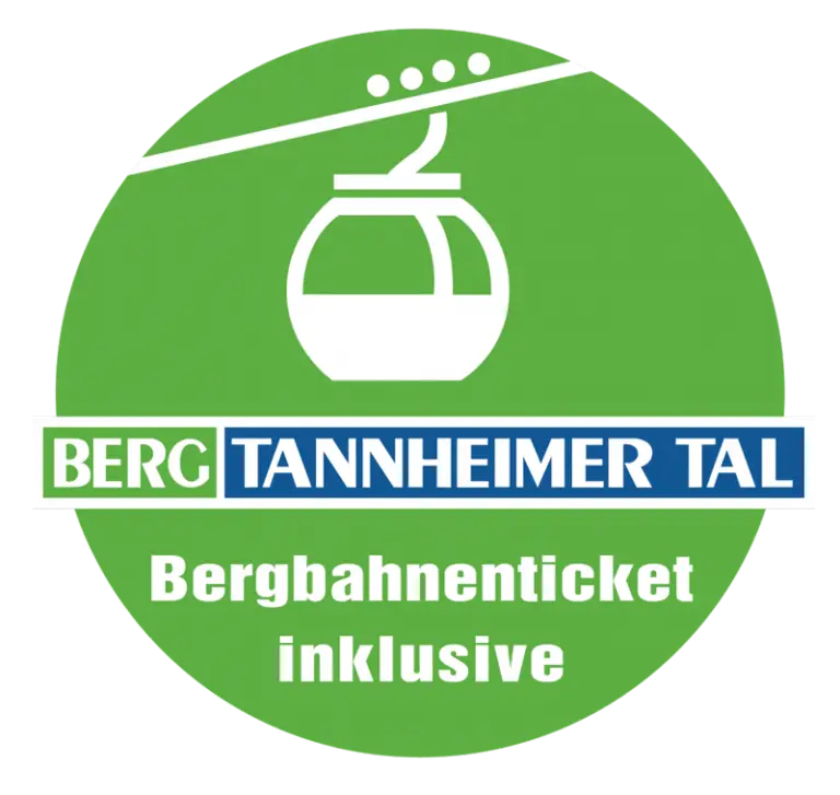 Grünes Logo der Bergbahn des Tannheimer Tal